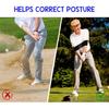 Golf Swing Arm Band Training Aid Elastic Swing Correcting Trainer Band for Golfers Beginners Arm Elbow Posture Training Accessory