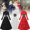 Irish Long Medieval Dress Festivals Cosplay Decoration Costume Set Performance