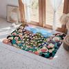 Anime N Nintama Rantarou Floor Mat Eco  Flannel Doormat Non Slip Odorless Indoor Floor Rug Soft Short Plush Home Mat
