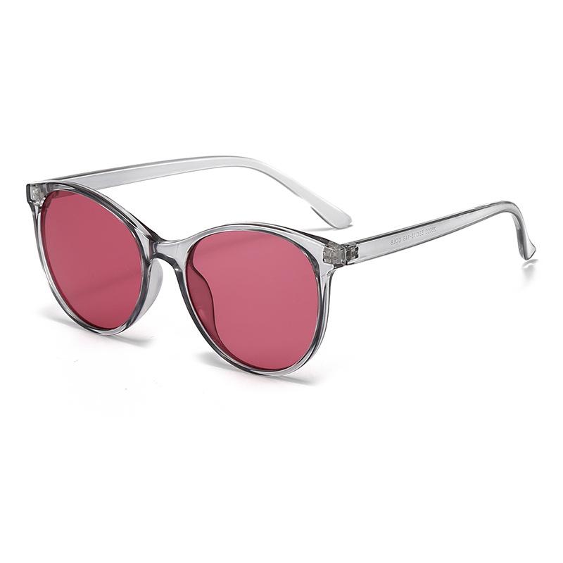 2026 Retro Round Frame Unisex Blue Light Blocking Sunglasses with UV Protection - European & American Style
