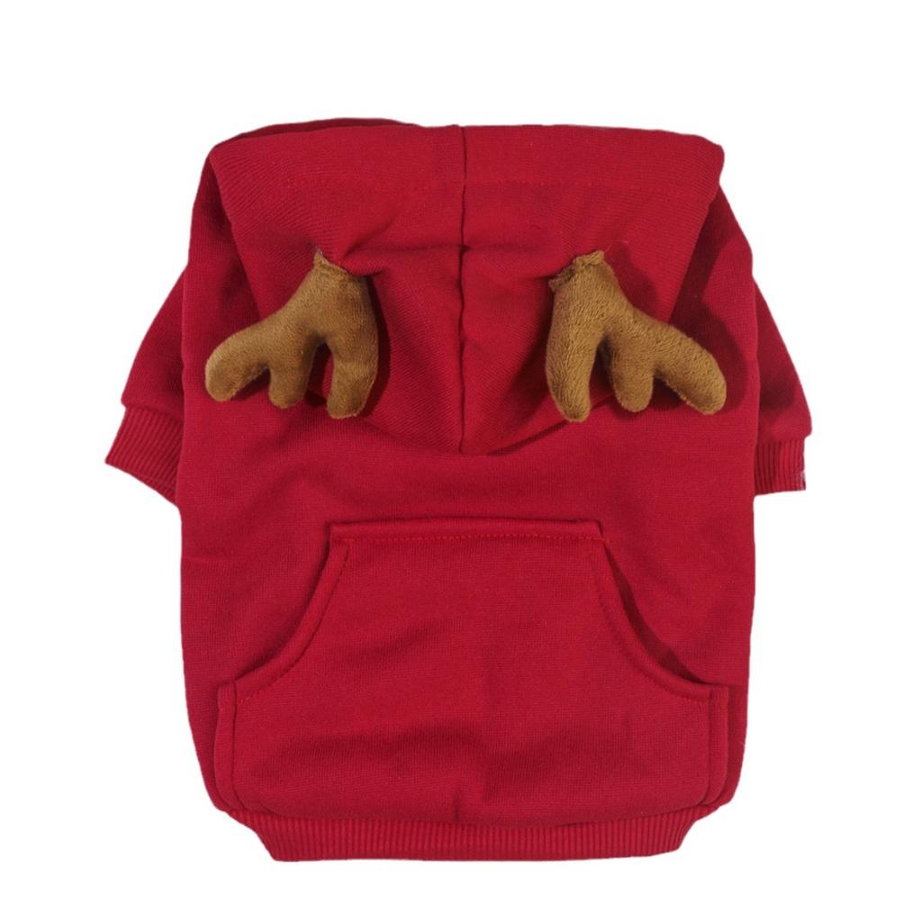 Christmas Pet Clothes Dog Cat Universal Antler Sweater Creative Clothing Cat Elk Cos Suit Dog Hoodies Pet Products