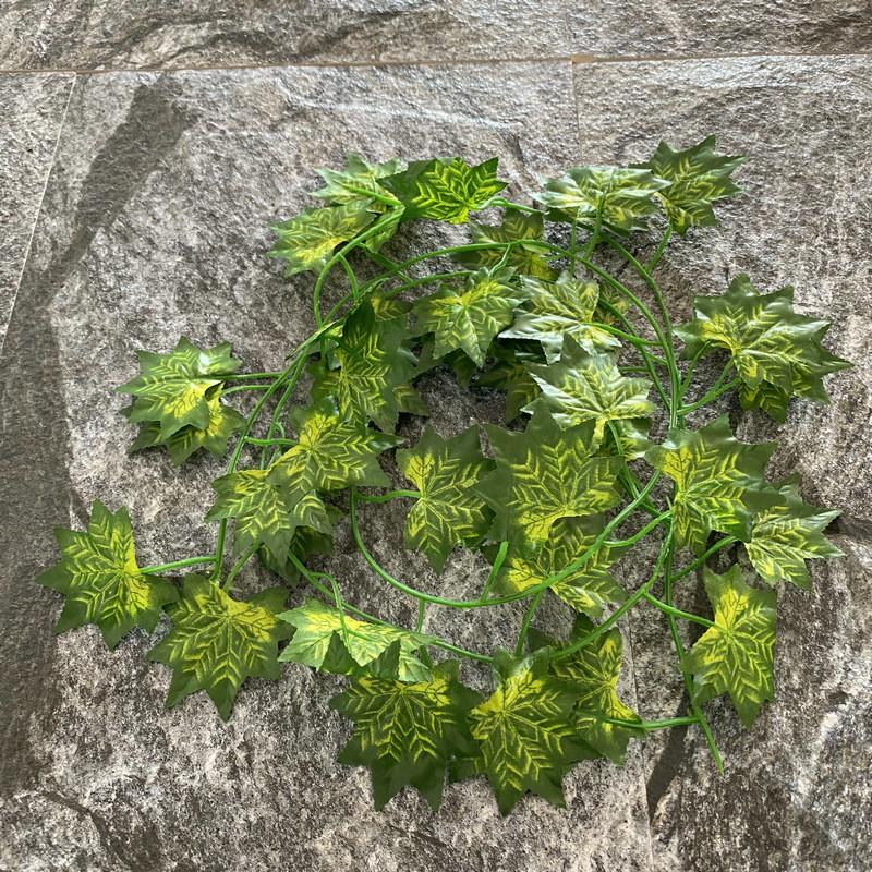 Artificial Green Vine Wall Hanging With Silk Screen Fabric For Home Decor And Office Space