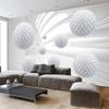 Fototapet modern, simplu, 3d, geometrie sferică, tapet de perete pentru cameră de zi, fundal de birou