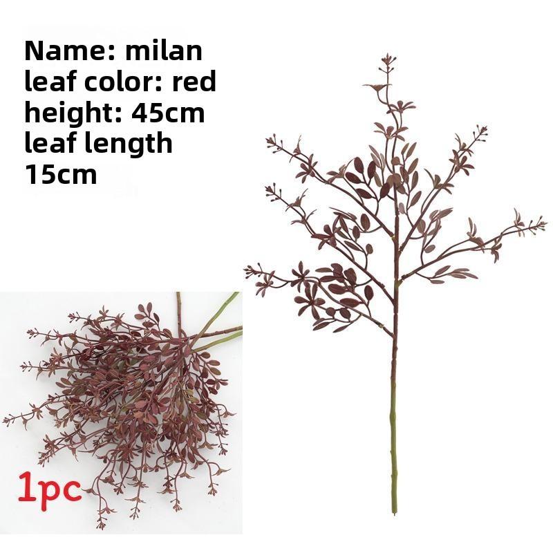 Synthetic Fern Leaf Plant For Interior Decoration And Photography Scenes