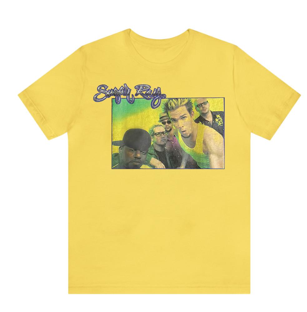 

Sugar Ray Band T Shirt YELLOW Hot Men S5XL UNISEX GIFL For Fan cotton Unisex T-Shirt S