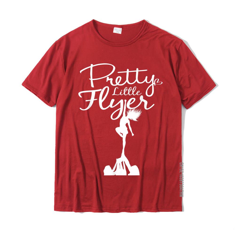 Pretty Little Flyer  Funny Cheerleading Squad T Shirt TShirt Cotton Normal Tops  Tees Fitted Mens Top TShirts Group