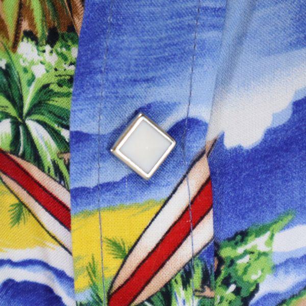 RockMount Made in USA SP1694 Tropical Print Short sleeve Western shirt Men's Used