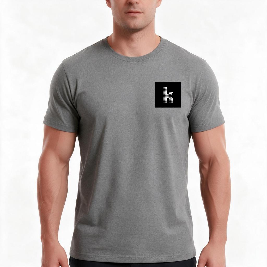 The Killers K T-Shirt Sommer Lässig Baumwolle T-Shirt Übergroß Streetwear Oberteile Vintage Grafikdruck Lockerer Schnitt Kurzarm