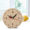 Orologio da Parete Analogico Rotondo in Legno da Tavolo/Scrivania Vintage per Soggiorno Camera da Letto Ufficio (12 centimetri)