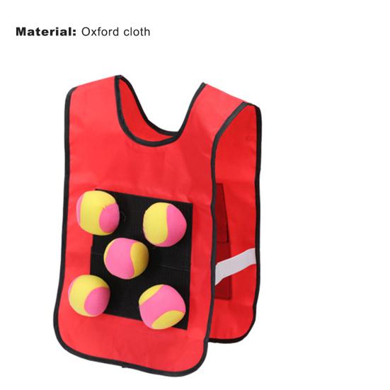 Parent-child Ball Toy Adhesive Exquisite Workmanship Elastic Waistcoat Dodgeball Toy for Game