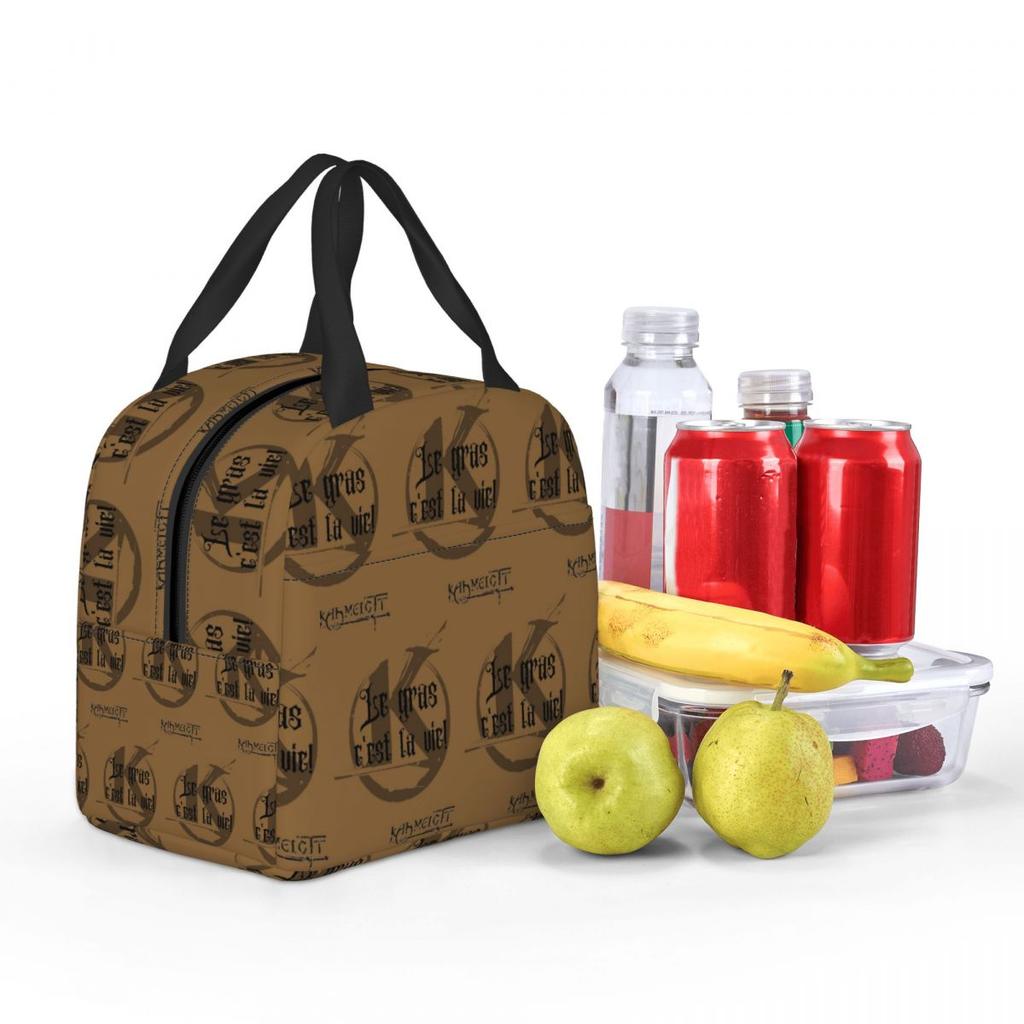Quote Kaamelott The Fat! Insulated Lunch Bag for Kids School Cooler Thermal Food Box Tote Leakproof Lunch Boxes Container