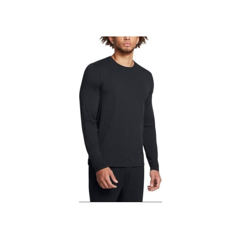 Under Armour Meridian Training Soft Comfortable Long Sleeve T-Shirt Men Tops Black 1386975-001