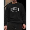 Pattern Print Pullover Round Neck Fashion Casual Sports Sweatshirt Top Base Layer Versatile, Fashion Round Neck Sweatshirt