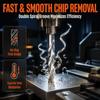 Double Spiral Groove Twist Drill Bit Rolled Process Metal Drill Bit Drill Bit Set  Plastic Drilling
