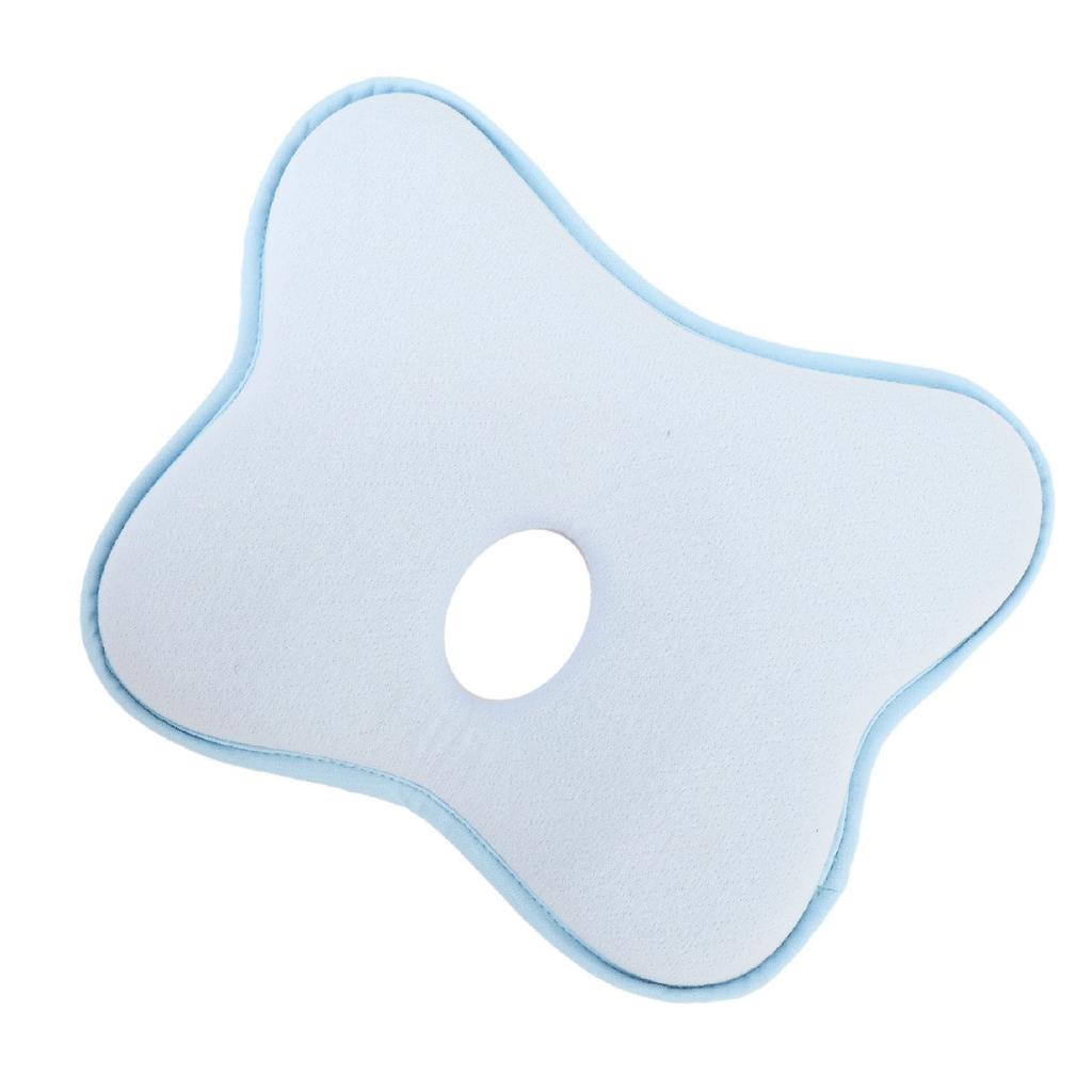 Baby Shaping Pillow Prevent Flat Head Memory Foam Soft Center Hole Ergonomic Infant Sleeping Pillow