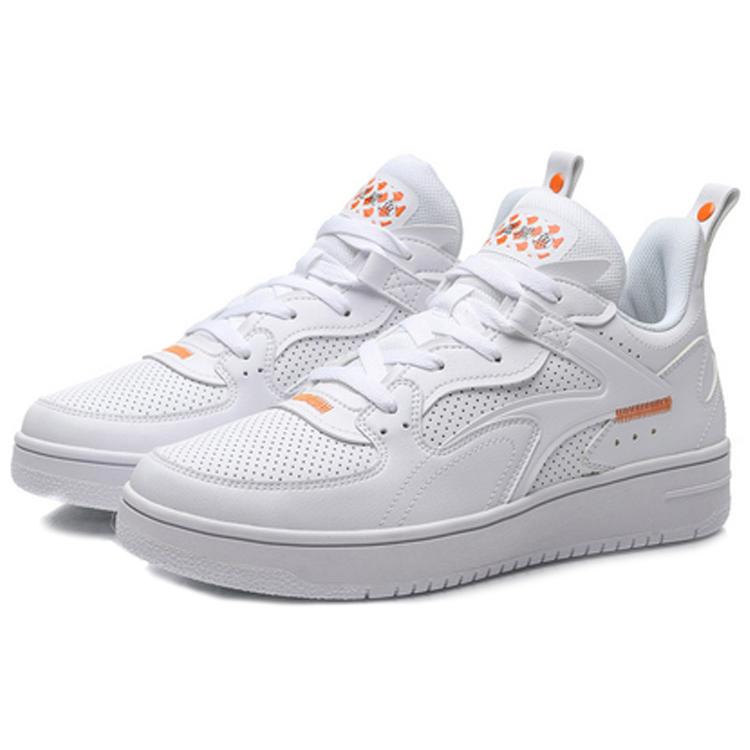 New LiNing CF Tracing Collection Mudkip Nianhua Anti Slip And Wear Resistant Lightweight Low Top Skateboard Shoes White AGCP207-1