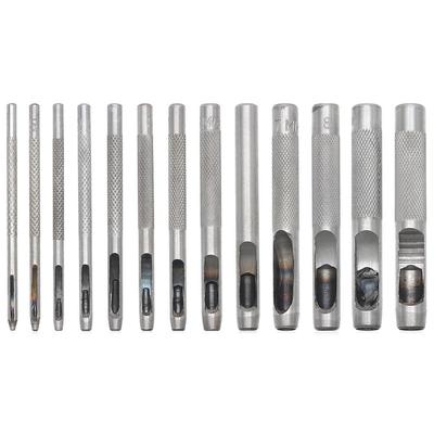 High Quality Hole Puncher Leather Hole Punch Round Steel Leather Craft Hollow Hole Punch 1mm-10mm Gaskets Plastic Rubber Tools