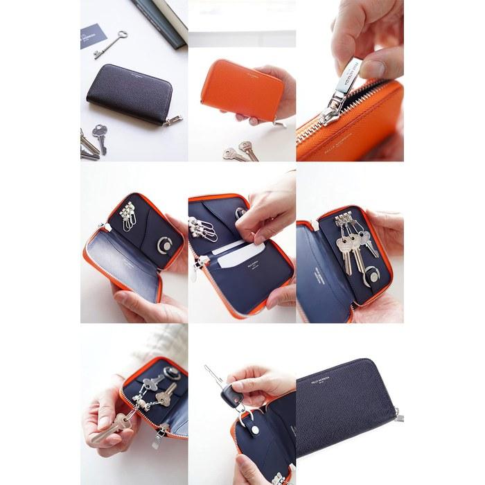 [Pelle Morbida] Card Key Case Black BAAC003-BK
