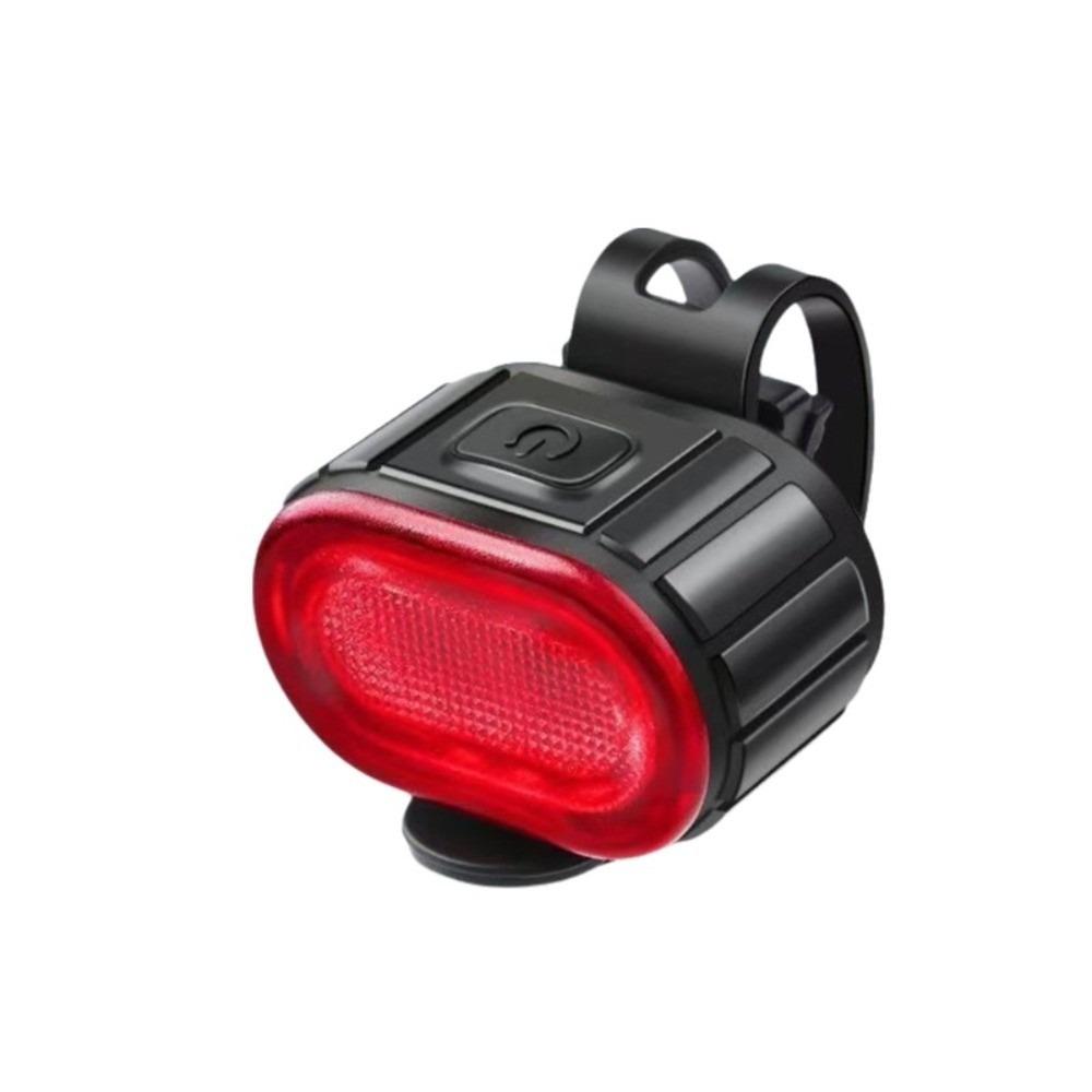 Super Bright Bicycle Headlight Taillight Set High Brightness Rechargeable Super Bright Charging Light LED Portable красный