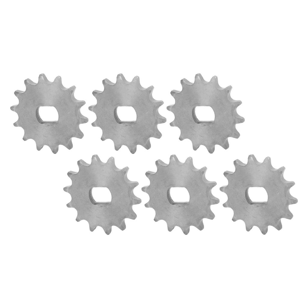6 Buc. Roată Lanț Pinion Bicicletă Viteză Tăiat Motor Accesoriu Tip 420 14 Dinți Diametru Interior 12x17mm