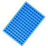 126 Grid Ice Cube Silicone Mold for Making Square Candies-Ideal for Hard Candy,Chocolate,Gummies,Caramel,Ganache,And Ice Cubes