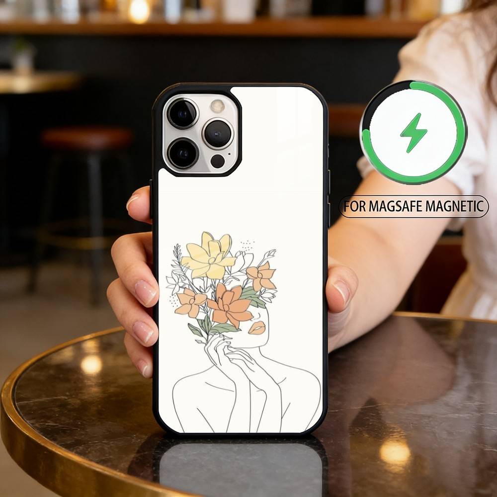 

G-Gentle G-Girl Pastel Phone Case For iPhone17,16,15,14,13,12,11 Plus,Pro Max Magnetic For Magsafe Wireless Charging iPhone11PROMAX