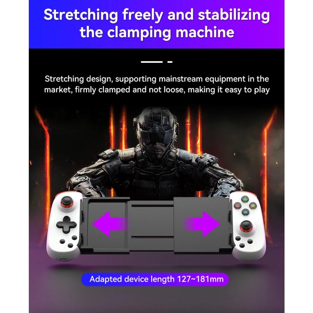 Wireless BT Stretchable Game Controller for Android IOS Phones PC Devices Gamepad Joystick for PS4 PS5 Switch Xbox Console