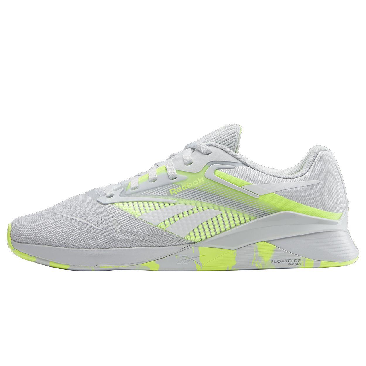 

Reebok Кроссовки унисекс Nano X4 Moon Digital Lime серые, белые 100204675 35
