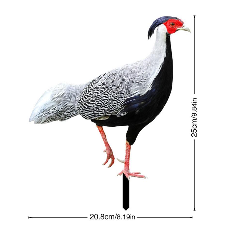 1 pieces lawn decoration pheasant garden decoration outdoor posts decoration