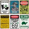 No SMOKING Vintage Metal Tin Sign Stay Postive Wall Stickers for Club Home Decor Warning Sign Gift TIKI Bar Art Posters