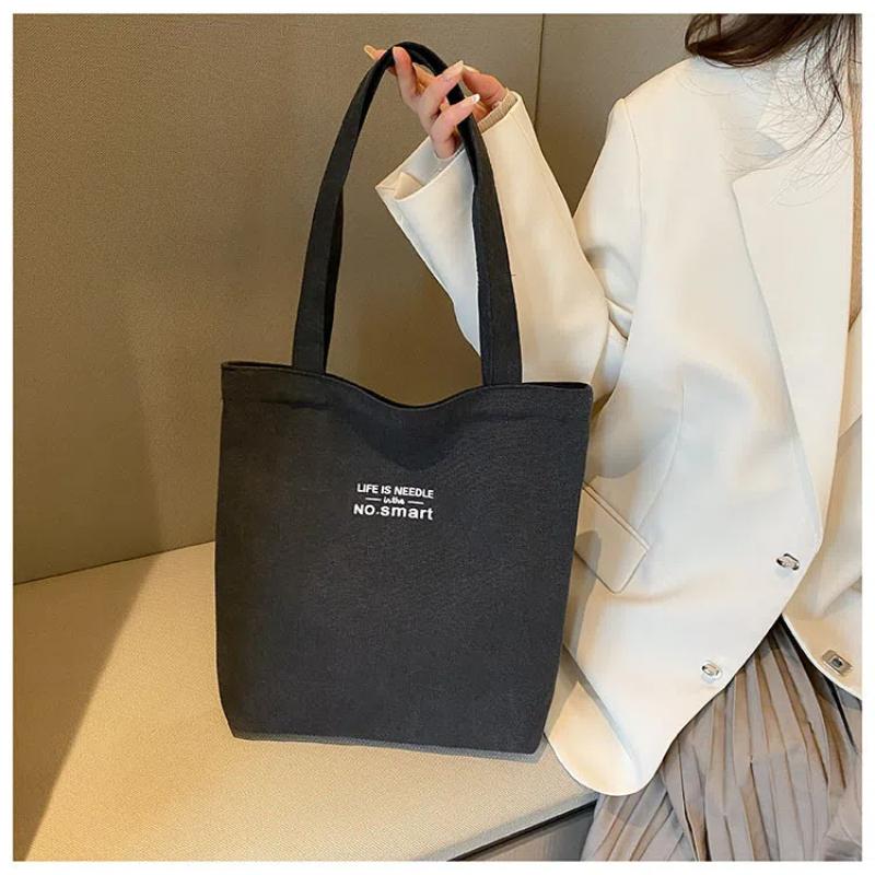 Women Canvas Tote Casual Shoulder Work Bag Large Capacity Top Handle Bag Multifunction Big Shopping Handbag