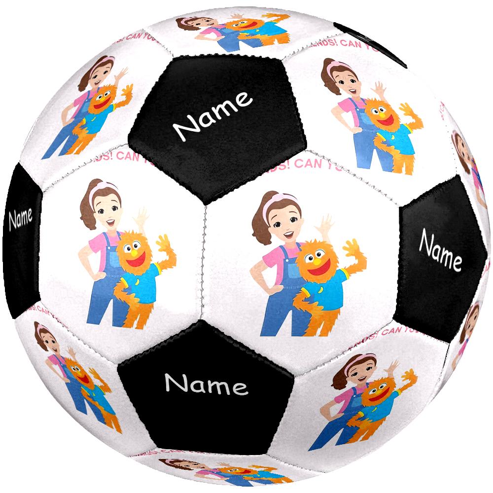 Nome Personalizzato Sig.ra. Pallone da Calcio Tema Rachel Taglia 5, Adatto Sia per Partite Indoor che Outdoor, un Regalo Adatto a Tutti.