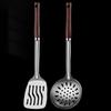 4PCS Kitchenware Set Stainless Steel Cooking Utensils with Anti-Slip Scalding Protection Handles Utensils for Kitchen Cafes Restaurants