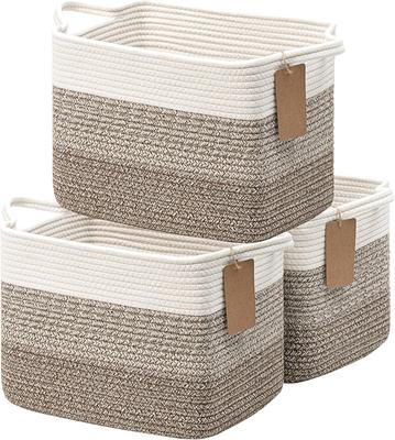Organizing Baskets, Woven Storage Baskets For Shelves, Kids Toy Storage Baskets, Decorative Baskets
