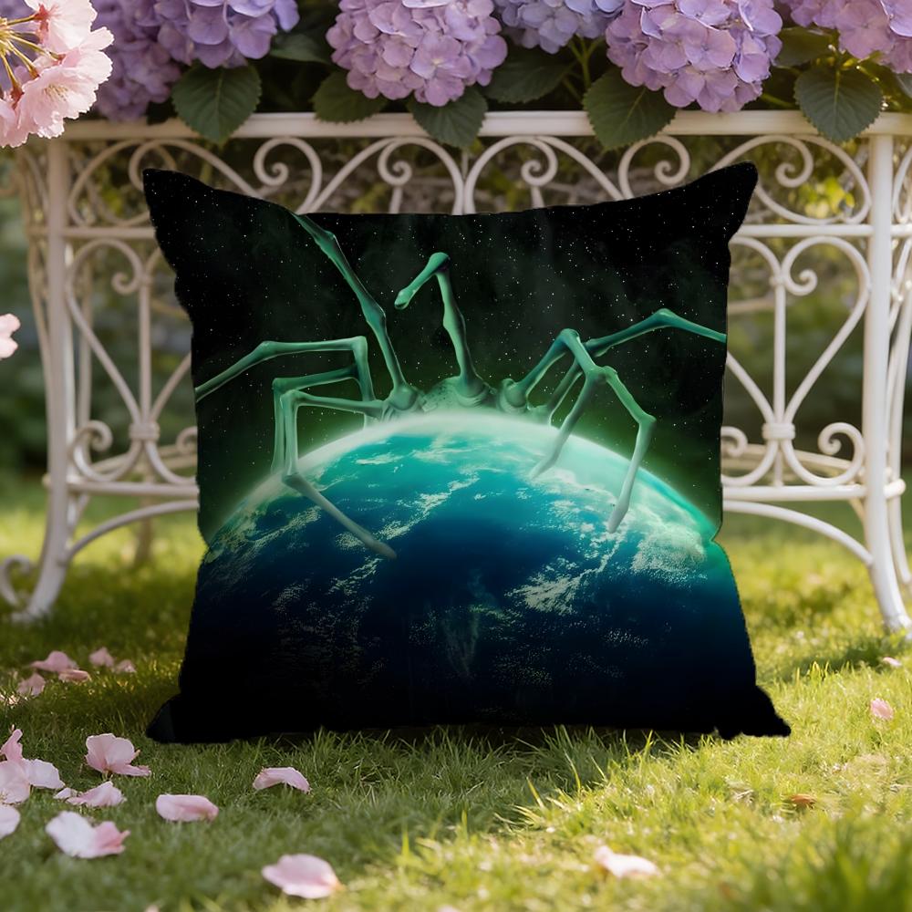 A-AlienS Movie E-Earth Cushion Cover Home & Car Dual-Scene Pillow Cover: Reversible for Premium Comfort