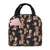 Custom One Pieces Insulated Lunch Bags for Camping Travel Manga Portable Thermal Cooler Lunch Box Unisex