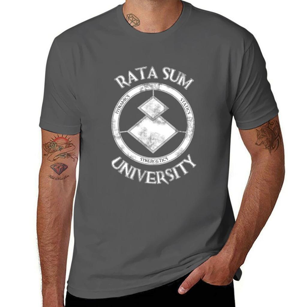 Rata Sum University Tshirt Plus Size Everyday Tee Shirt