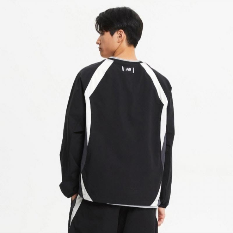New Balance Long Sleeve Tee Colorblock Woven Piste Bqk Nbnce32813 19