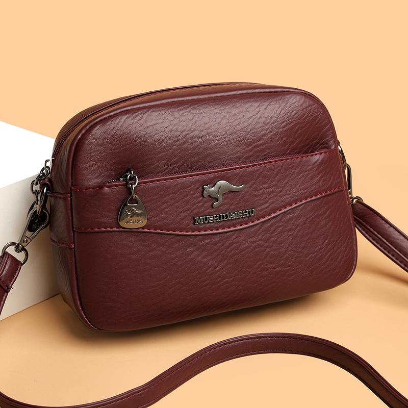 Soft Pu Leather Women Shoulder CrossBody Bags Designer Ladies Messenger Bag Light Luxury Female Purses and Handbags