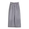 Fashion Style 2024 Summer New Arrival Women's Easiest for Match High Waist Slit Design Midi Skirt Denim Skirt 6147069