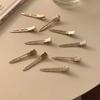10pcs 4.5cm Simple Versatile Alloy Hair Clips Headwear Hair Accessories Women Man Professional Ladies Salon Fixed Hair Clips