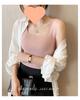 Women's Summer Korean Style Ice Silk Cami - Trendy, Versatile Solid Color Shirt