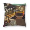 Surrealism Paintings By Salvador Dali Cushion Cover Home Decor Square Famous Art Throw Pillow Cover 45X45Cm Pillowcase For Sofa