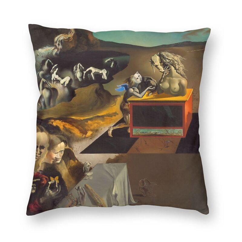 Surrealism Paintings By Salvador Dali Cushion Cover Home Decor Square Famous Art Throw Pillow Cover 45X45Cm Pillowcase For Sofa