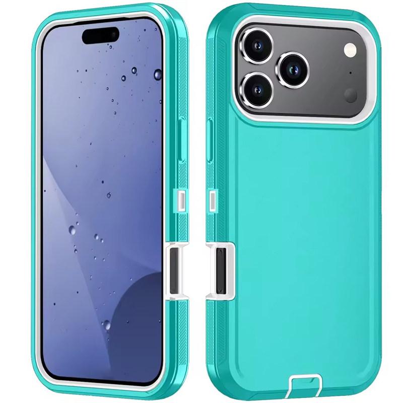 Armor Shockproof Defender Phone Case For iphone 11 12 13 14 15 16 17 Pro Max X XS XR XSMAX 16E 17AIR Hard PC+TPU Back Cover