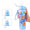 Capybara Water Bottle With Straw For Children To School 690 Ml