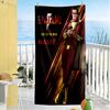 Warner Bros. Films Customizable Name Beach Towel High Absorbency & Quick-Dry Portable for SwimmingBeachCamping Travel Beach AccessoriesGym