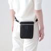 MARY QUANT Shoulder Pouch Smartphone Shoulder Pocket Plus 19cm x 13cm x (Black) Pouch, (Approx. 2cm) 000846-0001-02