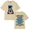Y2k Fashion Album Graphic Tops Rapper Jul Print Cotton T Shirt O-neck Shirt Hip Hop Fashion High Quality Oversized Tshirt Unisex