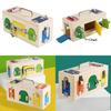 Wooden Toddler Unlock Educational Toy With Montessori Keys For Early Learning